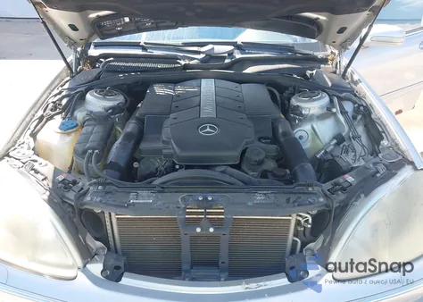 2002 Mercedes-Benz S 500 from USA, damaged, VIN WDBNG75J52A239423